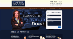 Desktop Screenshot of cutterlegal.com